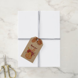 Rustikales und gemütliches Geschenk für die Herbst Geschenkanhänger