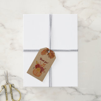 Rustikales und gemütliches Geschenk für die Herbst Geschenkanhänger