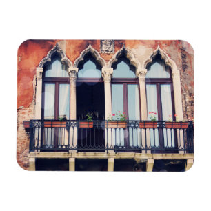Rustikales Venedig Gebäude der Bestimmungsort-  Magnet