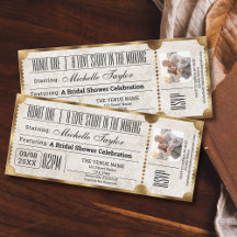 Rustikales Vintages Filmticket mit UAWG Foto