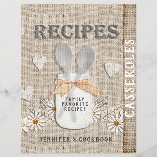 Rustikales Vintages Land Personalisiert (Vorderseite)