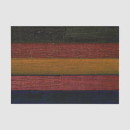 Rustikales Vintages Land Schwarz Gelbholz Seidenpapier