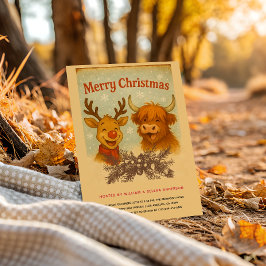 Rustikales Vintages Party Einladung