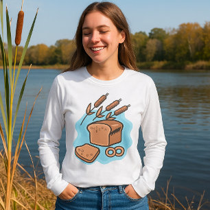 Rustikales Vollkornbrot Farmhouse Food T-Shirt