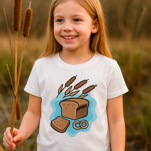 Rustikales Vollkornbrot Farmhouse Food T-Shirt (Von Creator hochgeladen)