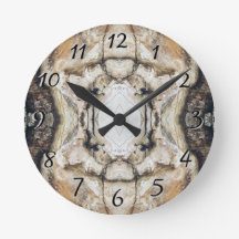 Rustikales Waldland Natur Bäume Bark Thema