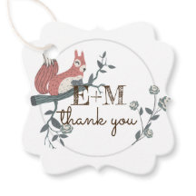 Rustikales Waldrössling Mit Monogramm Danke