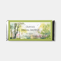 Rustikales Waldwald-Brautparty