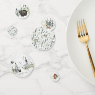 Rustikales Waldwaldtier-Party Konfetti