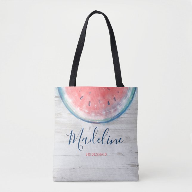 Rustikales Wassermelone Gewürznelke Tasche (Vorderseite)