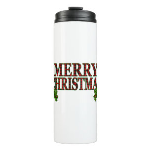 Rustikales Weihnachten Thermosbecher