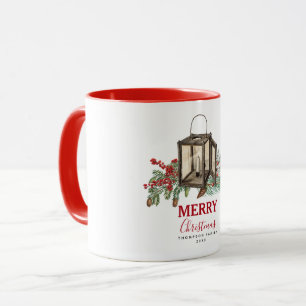 Rustikales Weihnachtsgebäck Pine Berries Tasse