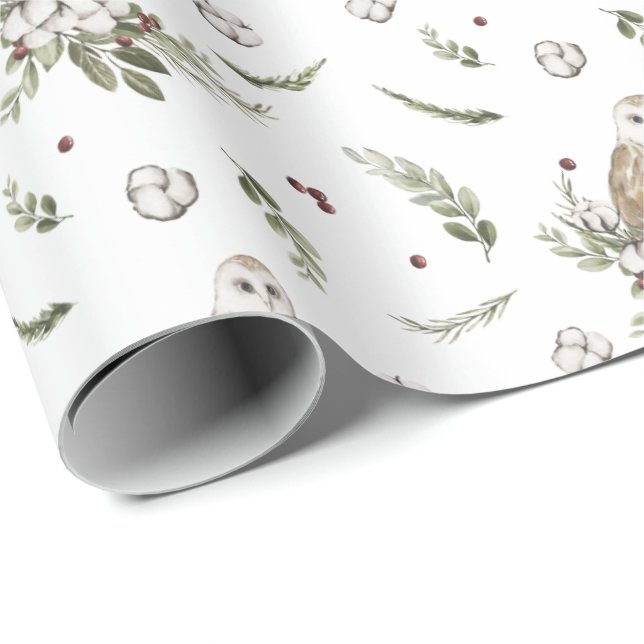 Rustikales Weihnachtsgeschenk Geschenkpapier (Rolleneckpunkt)