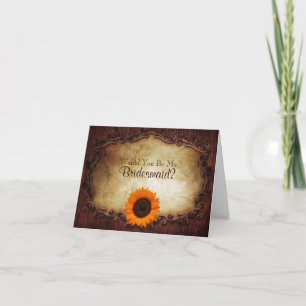 rustikales Western Land werden Sie meine Bridesmai Einladung