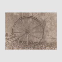 Rustikales Western SEPI Tone Country Wagon Wheel