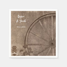 Rustikales Western SEPI Tone Country Wagon Wheel