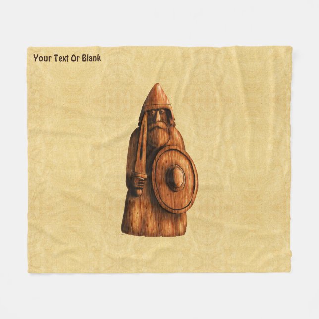 Rustikales Wiking Fleecedecke (Vorderseite (Horizontal))