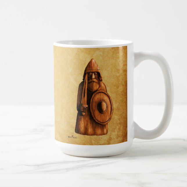 Rustikales Wiking Kaffeetasse (Rechts)