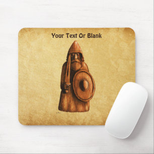 Rustikales Wiking Mousepad