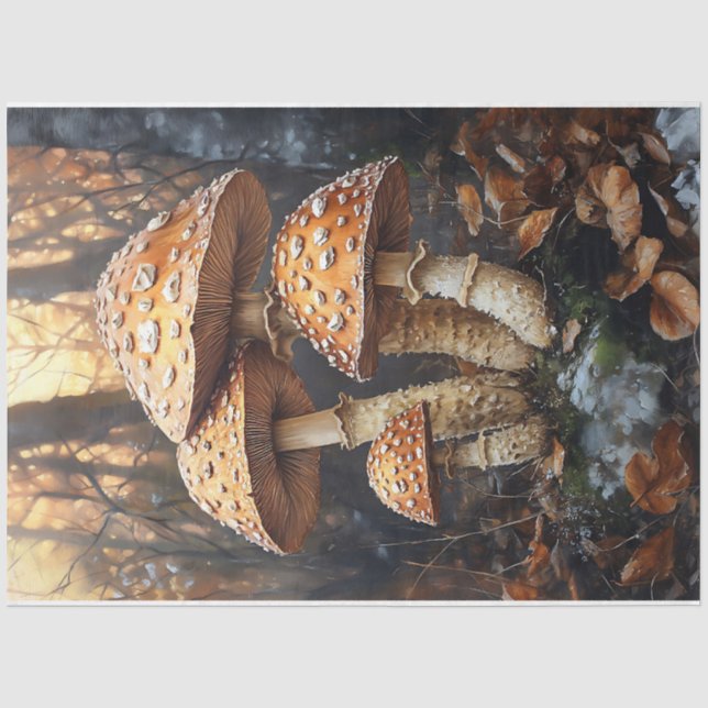 Rustikales Wildschwein-Cluster Seidenpapier (Vorderseite)
