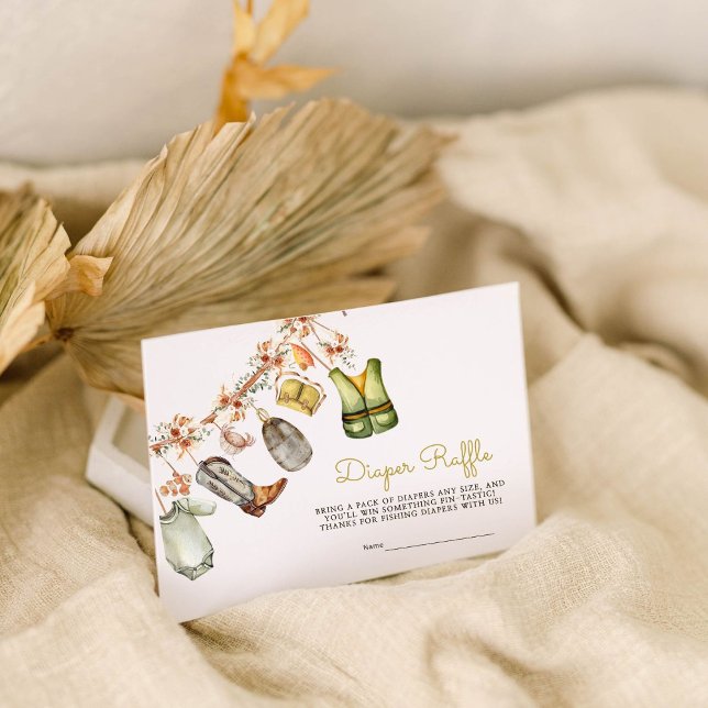 Rustikales Windeln-Windeln Begleitkarte (Von Creator hochgeladen)