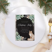 Rustikales Winter Wonderland Weihnachts-Party