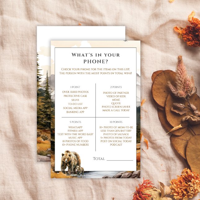 Rustikales Woodland Was ist in Ihrem Telefon Kinde (Von Creator hochgeladen)