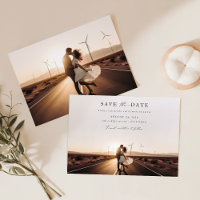 Rustikales Wüstenromantik-Foto Hochzeit retten das