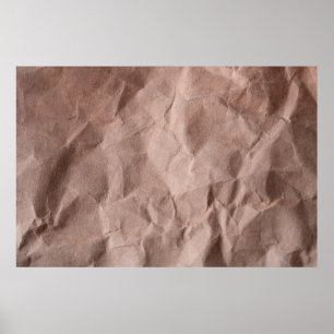 Rustikales zerbrochenes Papier Poster