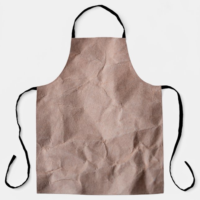 Rustikales zerbrochenes Papier Schürze (Vorderseite)