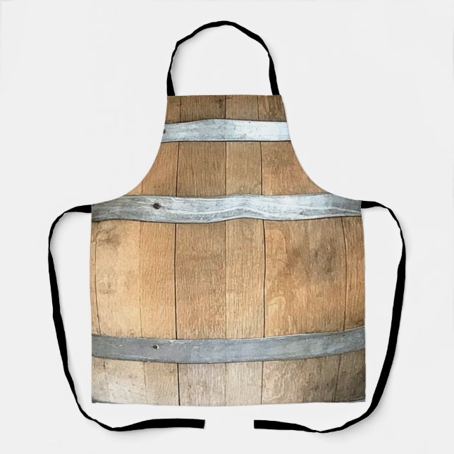 Rustikalisches Whiskeyfass Schürze (Vorderseite)
