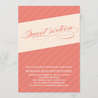 RUSTIKSTREIFEN | EINLADUNG 16 . GEBURTSTAG