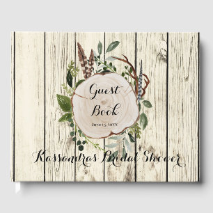 Rustique Bohème Fête des mariées de verdure Livre 