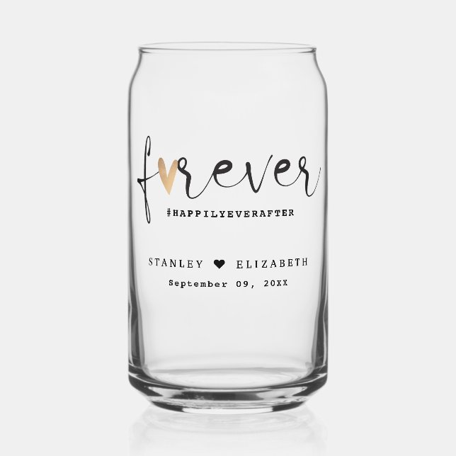 Rustique Botanique Vert & Or Mariage Foliage (Recto)