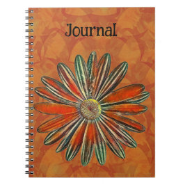 Rustique coloré Daisy Flower Art Journal
