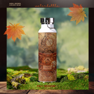 Rustique Cottage Cuivre Brown bouteille d'eau Abst