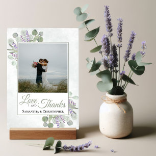 Rustique Eucalyptus & Lavender Love & Merci Mariag