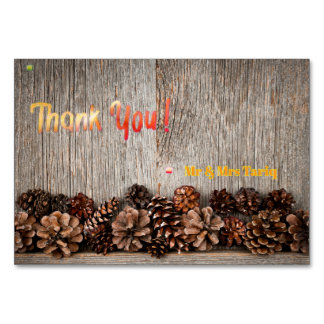 Rustique Floral Bois Texture Mariage Cartes Thanky