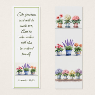 Rustique Hydrangea Lavender Élégant Verse Bible