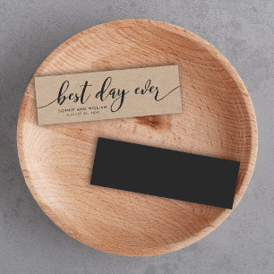 Rustique Kraft Relax Script Mariage Meilleur Jour