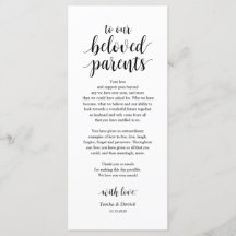 Rustique moderne, Black Place Setting Merci Cartes