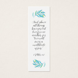 Rustique moderne religieux Bible Mint Citrus Signe