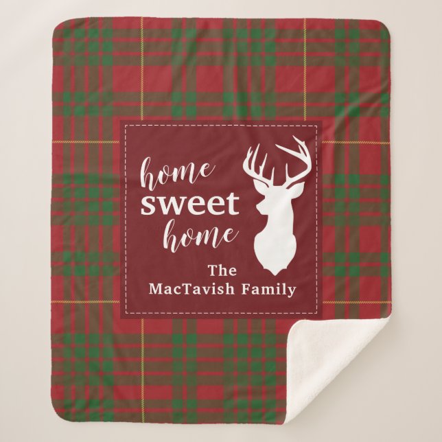 Rustique Plaid Home Sweet Tartan (Devant)