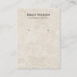 RUSTISCH AUS WEISSEM STUCKSTUD ERINNERUNGSANZEIGE VISITENKARTE