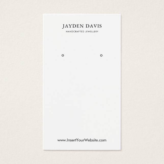 RUSTISCHE KERAMIK TERRACOTTA TEXTURE EARRING DISPL (Vorderseite)