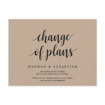 Rustische Kraft, Planänderung, Hochzeit verschoben