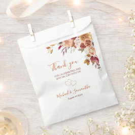 Rustische Rose und Chrysanthemum-Hochzeit im Herbs Geschenktütchen
