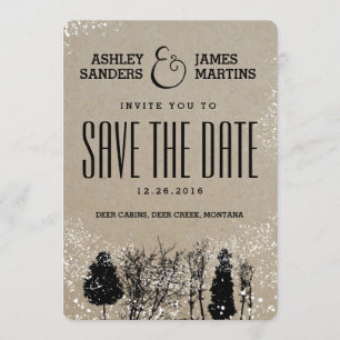 RUSTISCHER WINTERBAUM SAVE THE DATE