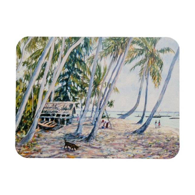 Rustling Palms Sansibar 2002 Magnet (Horizontal)