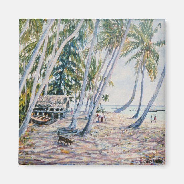 Rustling Palms Sansibar 2002 Magnet (Vorne)